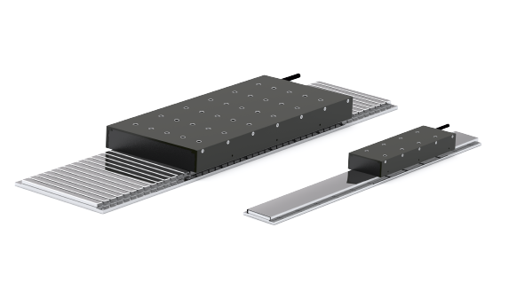 Iron core linear motors
